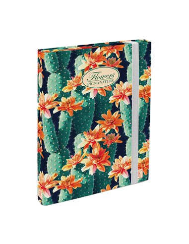 Cartella progetti con elastico 24x34cm dorso 7cm Pigna Nature Flowers 0089255D7 PIGNA CARTELLE CON ELASTICO