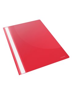 CARTELLINA PPL CON FERMAFOGLI 21X29,7 ROSSO REPORT FILE ESSELTE 28316