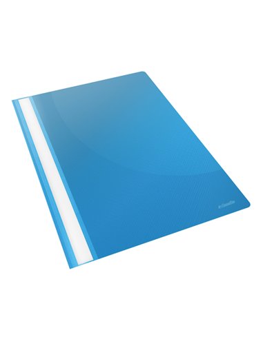 CARTELLINA PPL CON FERMAFOGLI 21X29,7 AZZURRO REPORT FILE ESSELTE 28322