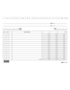 100 SCHEDE 3 COLONNE ORIZZONTALE 15X21CM E3259 EDIPRO E3259BL EDIPRO SCHEDE-SCHEDARI