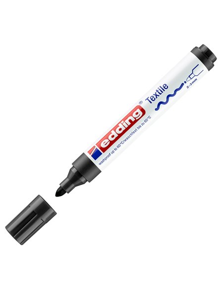ASTUCCIO 5 MARCATORE EDDING 4500 COL.ASS. PT 2-3MM PER TESSUTO E-4500/5S-000 EDDING SPECIALI (CD-VETRO-TESSUTI-ECC.)