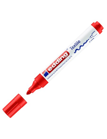 ASTUCCIO 5 MARCATORE EDDING 4500 COL.ASS. PT 2-3MM PER TESSUTO E-4500/5S-000 EDDING SPECIALI (CD-VETRO-TESSUTI-ECC.)