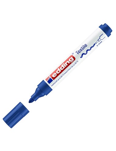 ASTUCCIO 5 MARCATORE EDDING 4500 COL.ASS. PT 2-3MM PER TESSUTO E-4500/5S-000 EDDING SPECIALI (CD-VETRO-TESSUTI-ECC.)
