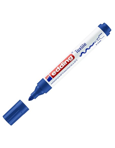 ASTUCCIO 5 MARCATORE EDDING 4500 COL.ASS. PT 2-3MM PER TESSUTO E-4500/5S-000 EDDING SPECIALI (CD-VETRO-TESSUTI-ECC.)