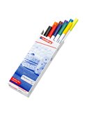 ASTUCCIO 10 MARCATORE EDDING 4600 ASS. P.CONICA 1MM PER TESSUTO E-4600-10 S 999