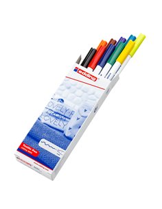 ASTUCCIO 10 MARCATORE EDDING 4600 ASS. P.CONICA 1MM PER TESSUTO E-4600-10 S 999 EDDING SPECIALI (CD-VETRO-TESSUTI-ECC.)