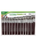 VETRINETTA 228 PENNELLI PUNTA TONDA pelo di pony SERIE 9124 LEBEZ 1984L