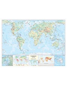 CARTA GEOGRAFICA SCOLASTICA MURALE MONDO BELLETTI MS02PL BELLETTI CARTE GEOGRAFICHE MAGNETICHE E NON