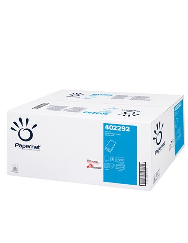 PACCO DA 210 ASCIUGAMANI PIEGATI A V EURO V TOP GOFFRATO A ONDA 402292