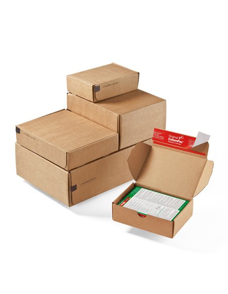 SCATOLE SPEDIZIONE MODULBOX 19,2X15,5X4,3CM AVANA CP080.04 COLOMPAC SCATOLE E TUBI PER SPEDIZIONE