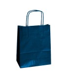 25 SHOPPERS CARTA KRAFT 45X15X50CM TWISTED blu 047558