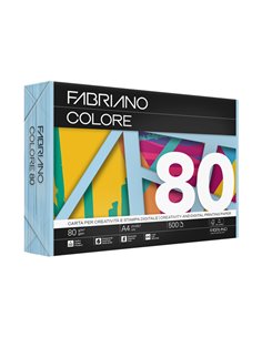 FabrianoColore A4 80GR 500FG COL.TENUE CELESTE 74721297