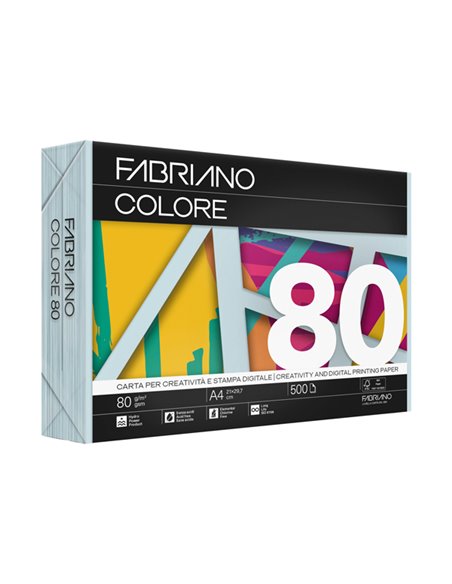 FabrianoColore A4 80GR 500FG COL.TENUE CELESTE CHIARO 75721297