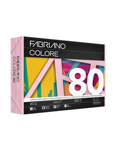 FabrianoColore A3 80GR 250FG COL.TENUE ROSA 75329742
