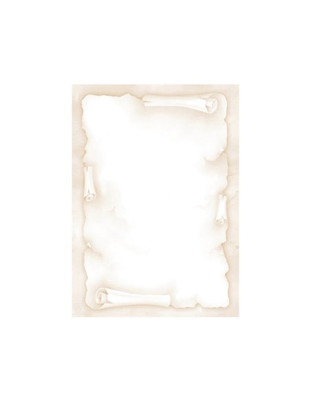 CARTA CON STAMPA "PERGAMENA" AVORIO A4 90GR 20FG DECADRY T036720
