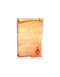 CARTA CON STAMPA "PERGAMENA" A4 80GR 25FG DECADRY T036634