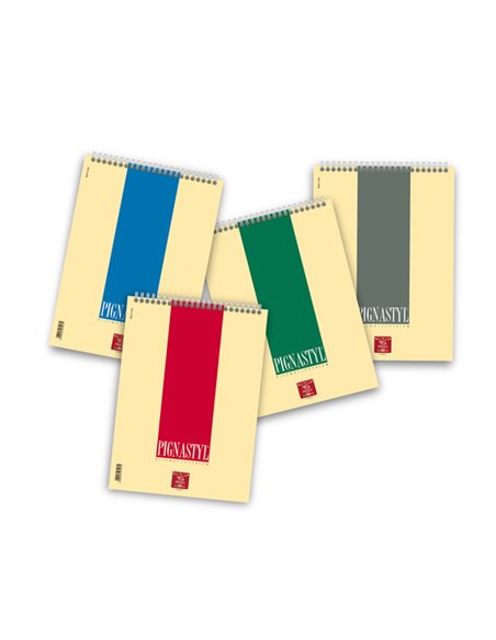 BLOCCO PIGNASTYL SPIRALE A4 210X297MM 5M 60FG 80GR PIGNA 02156285M PIGNA BLOCCHI SPIRALATI