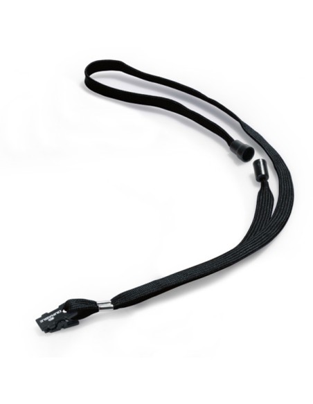 10 CORDONCINO PORTABADGE IN TESSUTO 440X10MM NERO DURABLE 8119-01 DURABLE PORTABADGE E ACCESSORI