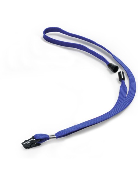 10 CORDONCINO PORTABADGE IN TESSUTO 440X10MM BLU DURABLE 8119-07 DURABLE PORTABADGE E ACCESSORI