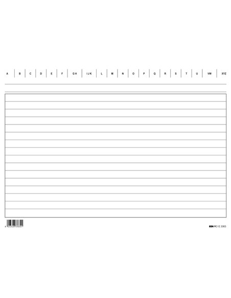 100 SCHEDE RIGATE 17X24CM ORIZZONTALE E3363BL EDIPRO E3363BL EDIPRO SCHEDE-SCHEDARI