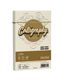 25 buste CALLIGRAPHY LINO 120gr 120x180mm avorio FAVINI A57Q617