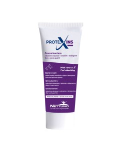 Crema mani protettiva Protexins Plus per sostanze acquose tubo 100ml Nettuno 00052 NETTUNO SAPONI E PASTE LAVAMANI