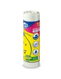 10 SACCHI IMMONDIZIA 70X110CM 120LT HD 16µ BIANCHI LOGEX C5LX-2006W
