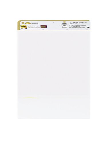 BLOCCO da Parete 30FG Super Sticky 559RP 63,5X77,5CM Post-it® 7100380608 POST-IT LAVAGNE PORTABLOCCO E BLOCCHI
