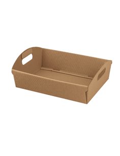 CESTO 370x265mm H100mm ONDA AVANA 7743C SCOTTON CESTI REGALO E BOMBONIERE