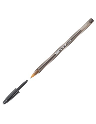 Scatola 50 penna sfera CRISTAL® large 1,6mm nero BIC® 880648