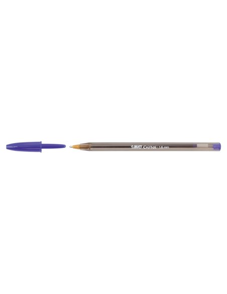 Scatola 50 penna sfera CRISTAL® large 1,6mm blu BIC® 880656