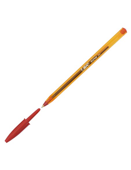 Scatola 50 penna sfera CRISTAL® fine 0,8mm rosso BIC® 872720