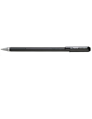 Penna sfera Superb Document nero punta 1,00mm tratto 0,35mm Pentel BK77MDK