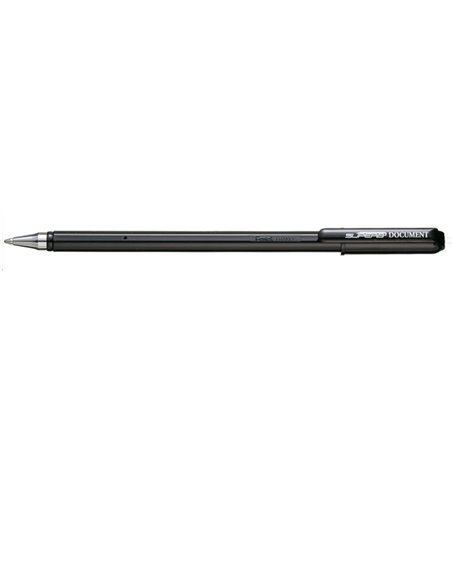 Penna sfera Superb Document nero punta 1,00mm tratto 0,35mm Pentel BK77MDK