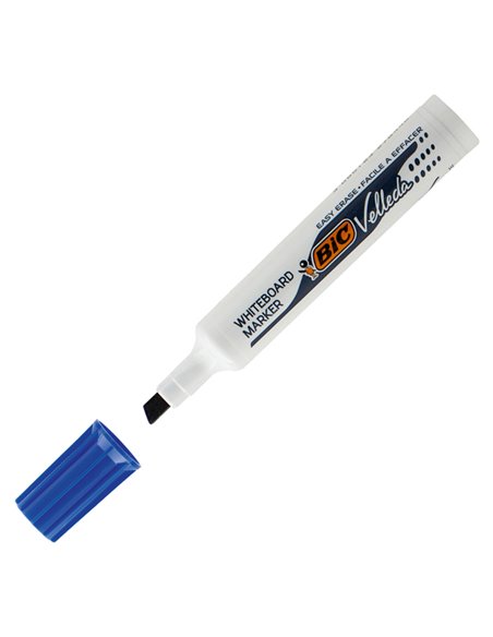 Astuccio pennarello VELLEDA 1791 punta scalpello whiteboard 4 colori BIC® 8757892 BIC PER LAVAGNE CANCELLABILI