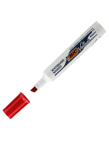 Astuccio pennarello VELLEDA 1791 punta scalpello whiteboard 4 colori BIC® 8757892 BIC PER LAVAGNE CANCELLABILI