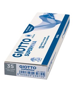 Pastello Giotto Supermina monocolore grigio freddo 35 239035 GIOTTO PASTELLI COLORATI 2