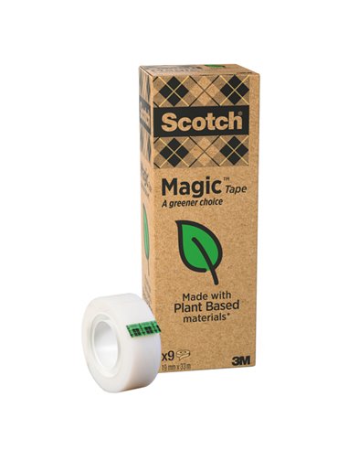 Value Pack 9 nastro adesivo Scotch® Magic™ 900 green 19mmx33mt 7100044084 SCOTCH NASTRI ADESIVI