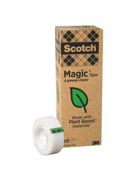 Value Pack 9 nastro adesivo Scotch® Magic™ 900 green 19mmx33mt 7100044084 SCOTCH NASTRI ADESIVI