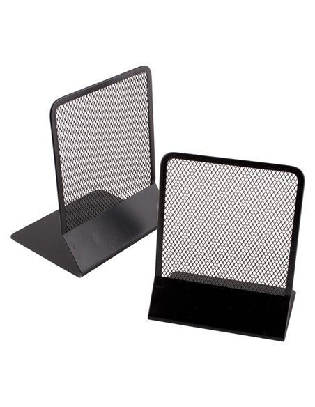 COPPIA REGGILIBRI IN RETE NERO ART.089 089-N LEBEZ SPARTICARTE-REGGILIBRI