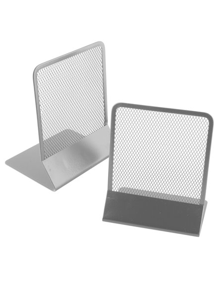 COPPIA REGGILIBRI IN RETE ARGENTO ART.089 089-S LEBEZ SPARTICARTE-REGGILIBRI