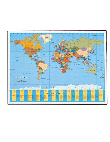 Sottomano GEOGRAPHIC Planisfero 40x53cm 45350 LAUFER 45350. LEBEZ SOTTOMANO