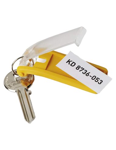 SCATOLA 6 PORTACHIAVI KEY CLIP ASSORT. DURABLE 1957-00 DURABLE PORTACHIAVI-LUCCHETTI