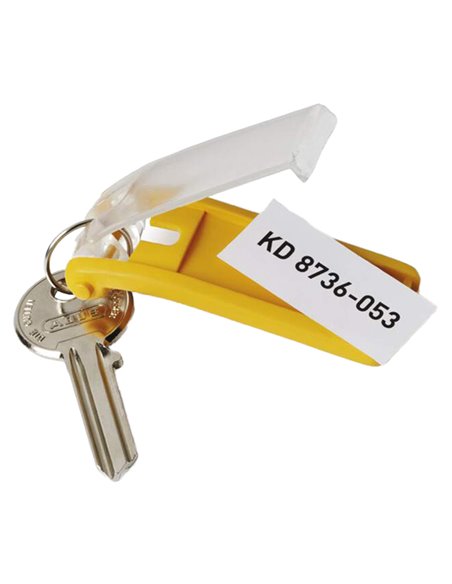 SCATOLA 6 PORTACHIAVI KEY CLIP ASSORT. DURABLE 1957-00 DURABLE PORTACHIAVI-LUCCHETTI