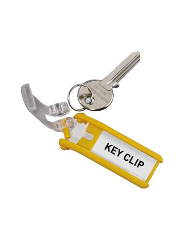SCATOLA 6 PORTACHIAVI KEY CLIP ASSORT. DURABLE 1957-00 DURABLE PORTACHIAVI-LUCCHETTI