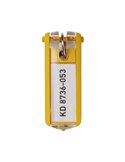 SCATOLA 6 PORTACHIAVI KEY CLIP GIALLO DURABLE 1957-04