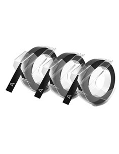 BLISTER 3 NASTRI A RILIEVO 9MMX3M NERO DYMO S0847730 2