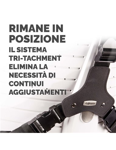 SUPPORTO LOMBARE ERGONOMICO 8041801 FELLOWES SUPPORTI LOMBARI