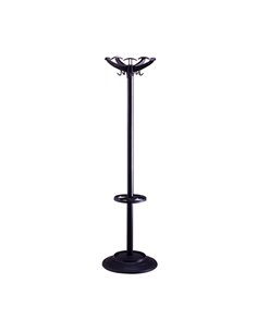 APPENDIABITI 168CM A 5 POSTI C/PORTAOMBRELLI NERO APUEL/N Unisit APPENDIABITI