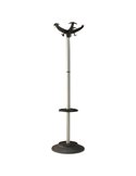 APPENDIABITI 168CM A 5 POSTI C/PORTAOMBRELLI NERO/GRIGIO APUEL/G
